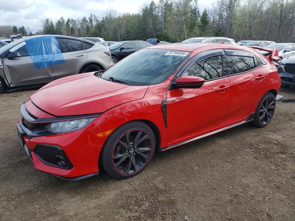 51784936 :رقم المزاد ، SHHFK7H49JU306054 vin ، 2018 Honda Civic مزاد بيع