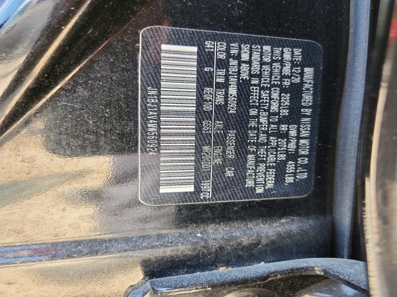 Продаж на аукціоні авто 2021 Nissan Rogue Sport, vin: JN1BJ1AV4MW560924, номер лоту: 49381726