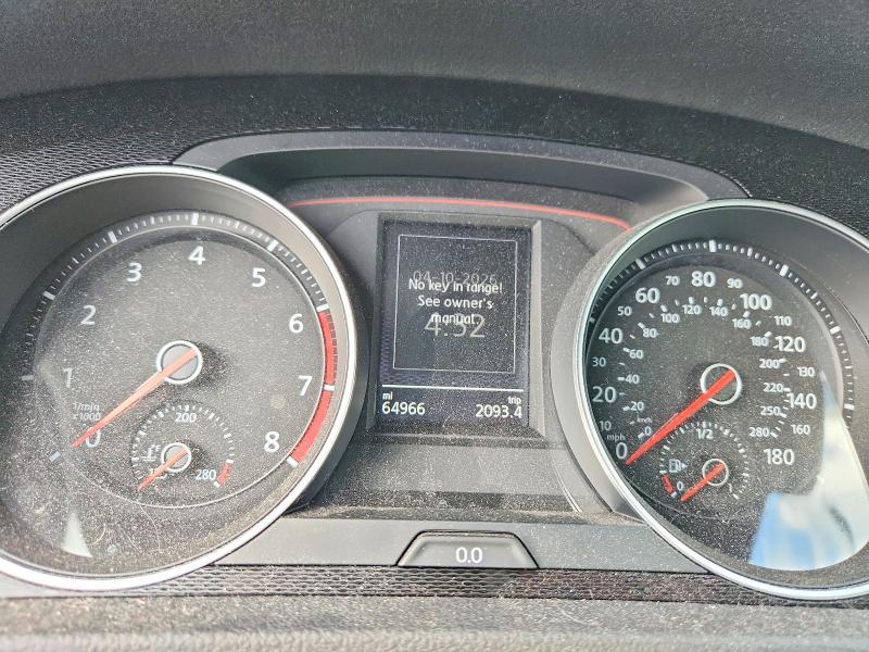 49565896 :رقم المزاد ، 3VW447AU0GM043547 vin ، 2016 Volkswagen Gti مزاد بيع