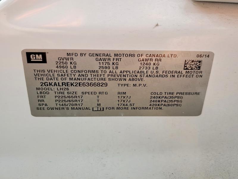 Продажа на аукционе авто 2014 Gmc Terrain, vin: 2GKALREK2E6366829, номер лота: 51556246