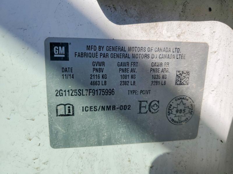48859386 :رقم المزاد ، 2G11Z5SL7F9175996 vin ، 2015 Chevrolet Impala مزاد بيع