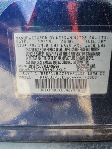 Aukcja sprzedaży 2020 Nissan Kicks, vin: 3N1CP5DVXLL486998, numer aukcji: 50740526