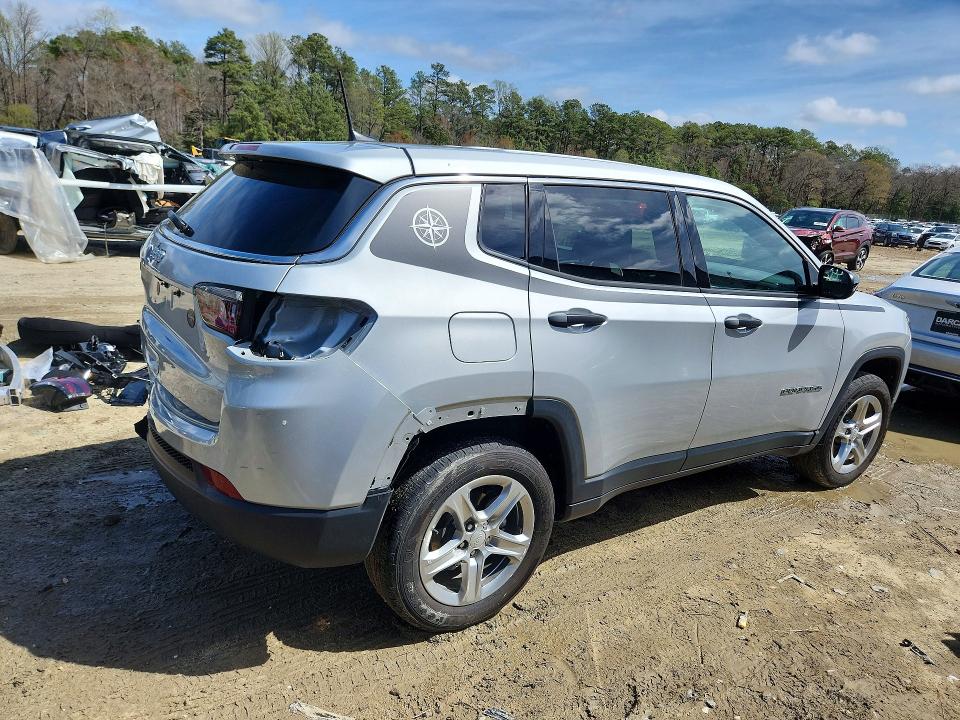 2024 Jeep Compass მანქანა იყიდება აუქციონზე, vin: 3C4NJDAN9RT108234, აუქციონის ნომერი: 48527946
