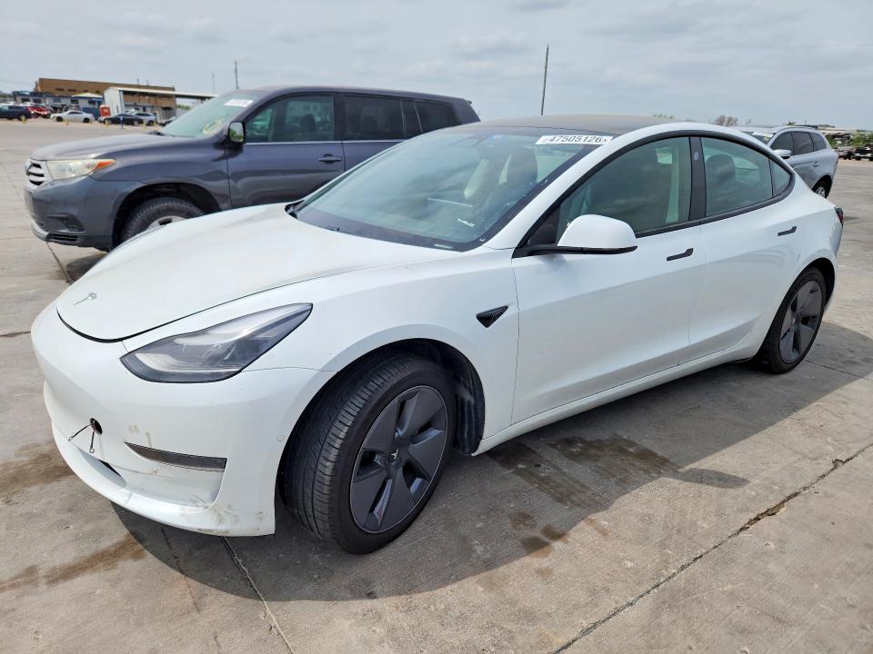 47505126 :رقم المزاد ، 5YJ3E1EAXMF906251 vin ، 2021 Tesla Model 3 مزاد بيع