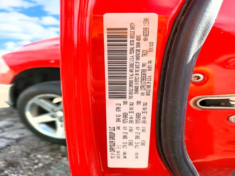 Продажа на аукционе авто 2011 Dodge Ram 1500, vin: 1D7RV1GT9BS630708, номер лота: 48957336