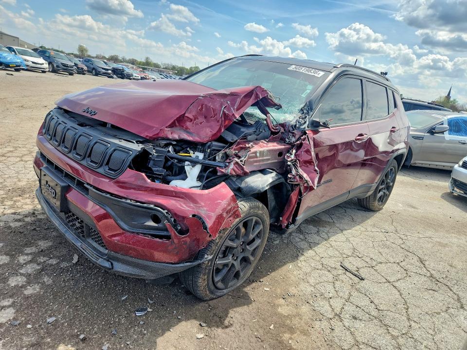 2022 Jeep Compass მანქანა იყიდება აუქციონზე, vin: 3C4NJDBB5NT165951, აუქციონის ნომერი: 50519836