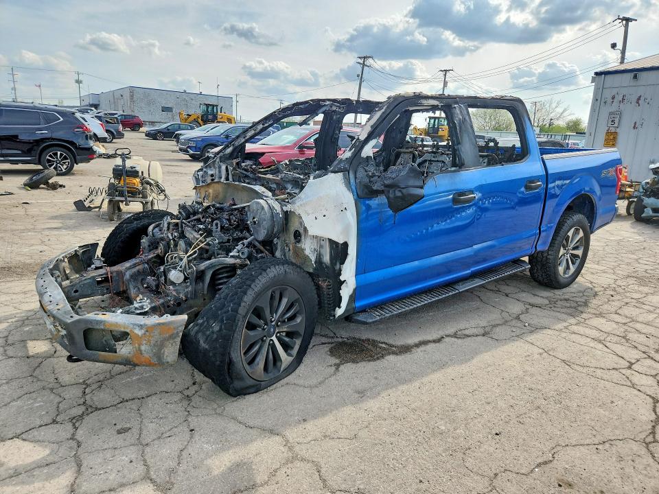 51262086 :رقم المزاد ، 1FTEW1EP5KKF32593 vin ، 2019 Ford F150 مزاد بيع