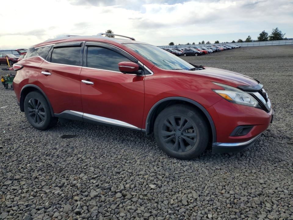 51318196 :رقم المزاد ، 5N1AZ2MH1FN278452 vin ، 2015 Nissan Murano مزاد بيع