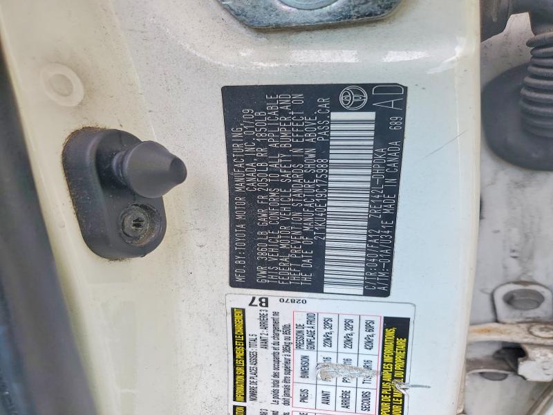 Продаж на аукціоні авто 2009 Toyota Matrix, vin: 2T1KU40E19C175988, номер лоту: 51991406