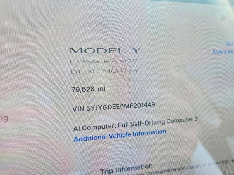 2021 Tesla Model Y მანქანა იყიდება აუქციონზე, vin: 5YJYGDEE6MF201449, აუქციონის ნომერი: 51509836