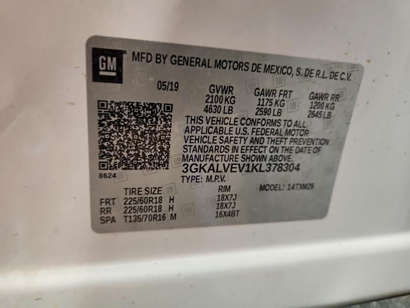 Продаж на аукціоні авто 2019 Gmc Terrain, vin: 3GKALVEV1KL378304, номер лоту: 48298596