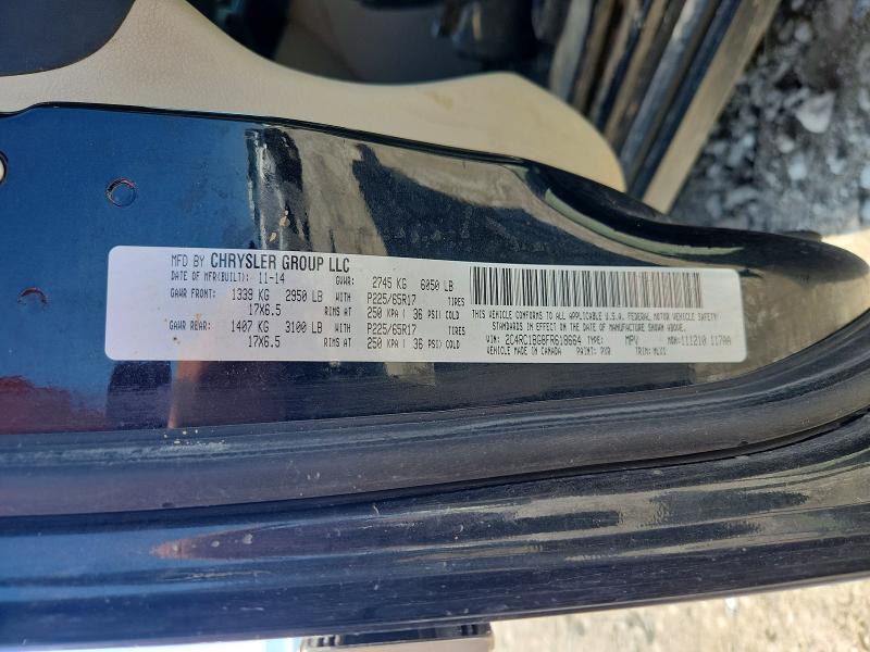 Aukcja sprzedaży 2015 Chrysler Town & Country, vin: 2C4RC1BG8FR618664, numer aukcji: 49897646