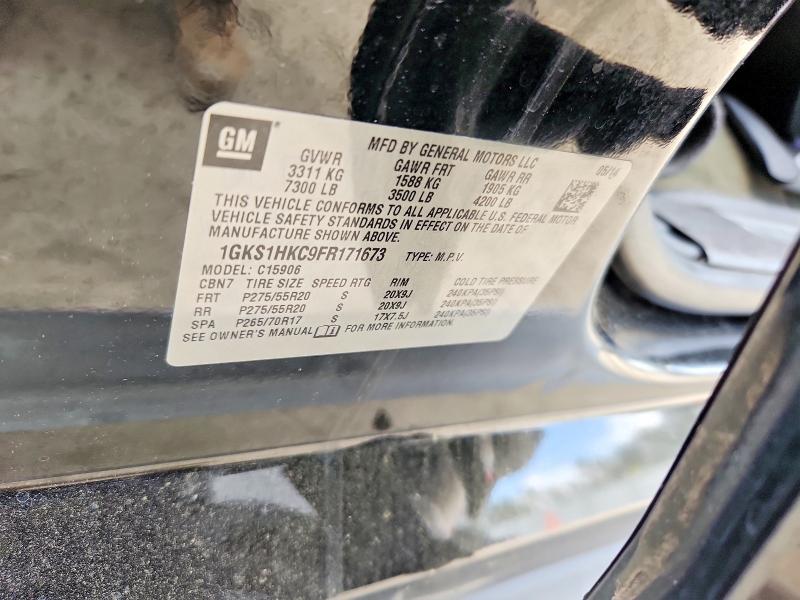 Продаж на аукціоні авто 2015 Gmc Yukon Xl, vin: 1GKS1HKC9FR171673, номер лоту: 51196116
