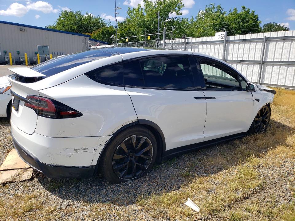2022 Tesla Model X მანქანა იყიდება აუქციონზე, vin: 7SAXCDE55NF339480, აუქციონის ნომერი: 49797066