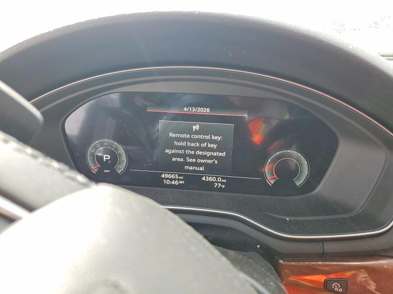 2023 Audi A5 მანქანა იყიდება აუქციონზე, vin: WAUCBCF52PA013202, აუქციონის ნომერი: 49808446