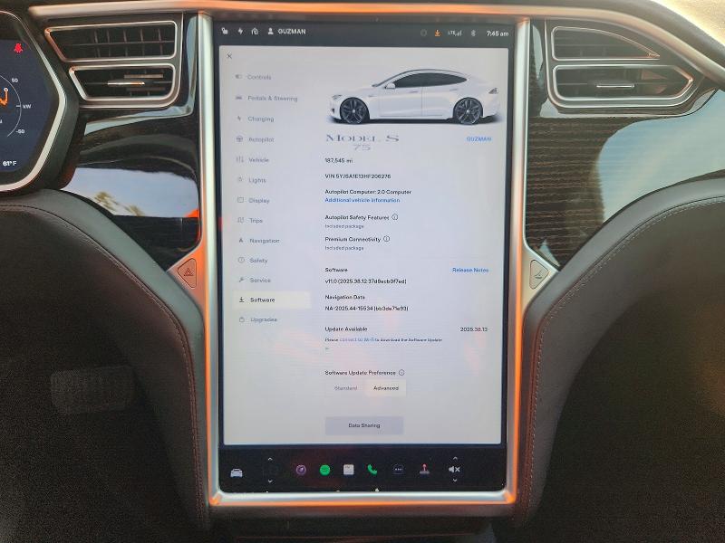 48629886 :رقم المزاد ، 5YJSA1E13HF206276 vin ، 2017 Tesla Model S مزاد بيع