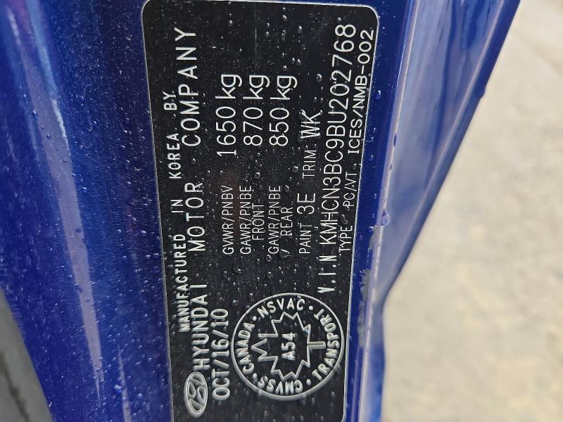 Продажа на аукционе авто 2011 Hyundai Accent, vin: KMHCN3BC9BU202768, номер лота: 47729856