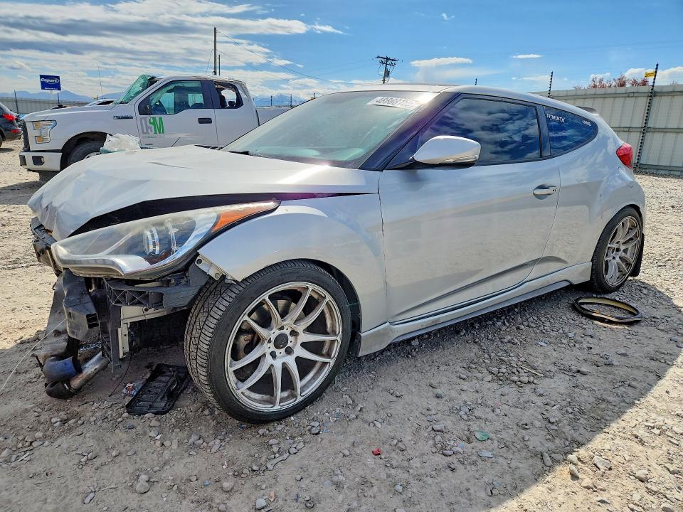 2014 Hyundai Veloster მანქანა იყიდება აუქციონზე, vin: KMHTC6AE5EU206198, აუქციონის ნომერი: 48868126