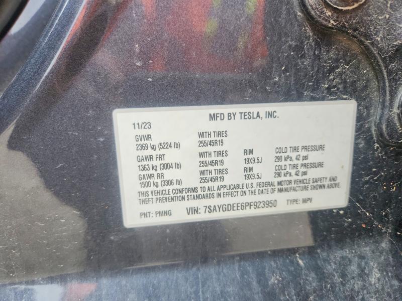 51193496 :رقم المزاد ، 7SAYGDEE6PF923950 vin ، 2023 Tesla Model Y مزاد بيع
