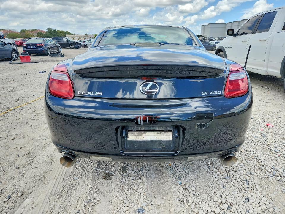 51073716 :رقم المزاد ، JTHFN48Y969005388 vin ، 2006 Lexus Sc مزاد بيع