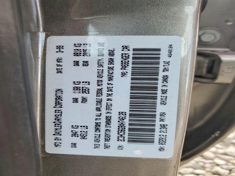 1999 Chrysler Lhs მანქანა იყიდება აუქციონზე, vin: 2C3HC56G9XH746128, აუქციონის ნომერი: 51471666