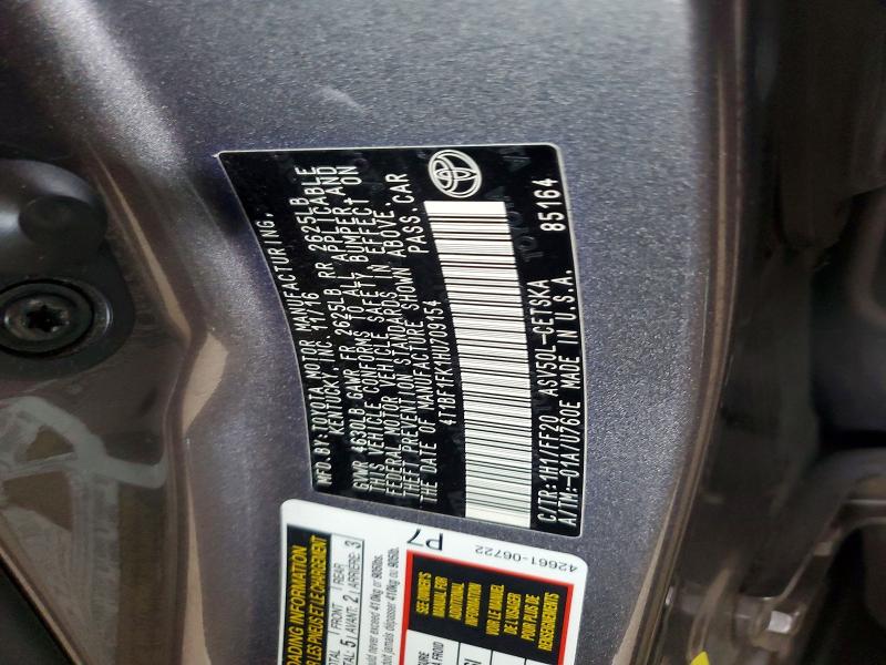 Продажа на аукционе авто 2017 Toyota Camry, vin: 4T1BF1FK1HU709154, номер лота: 50672586