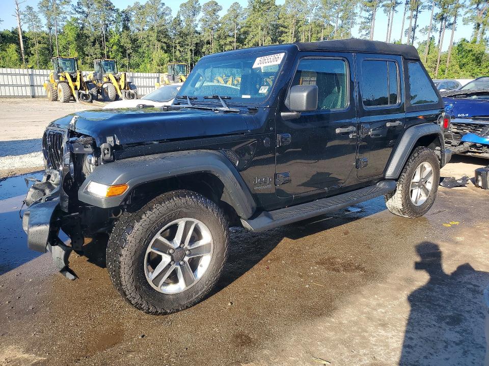 2020 Jeep Wrangler Unlimited მანქანა იყიდება აუქციონზე, vin: 1C4HJXDN4LW268632, აუქციონის ნომერი: 50655366