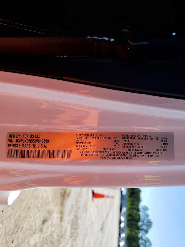 Aukcja sprzedaży 2025 Jeep Wrangler, vin: 1C4PJXDN5SW642899, numer aukcji: 49419986