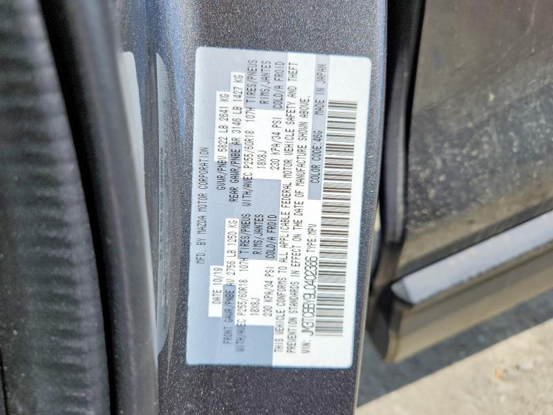Продажа на аукционе авто 2020 Mazda Cx-9, vin: JM3TCBBY9L0402386, номер лота: 50481776