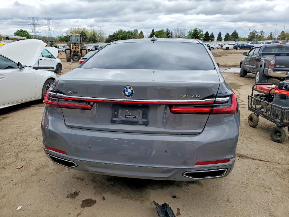 2020 Bmw 750 მანქანა იყიდება აუქციონზე, vin: WBA7U2C0XLGJ59515, აუქციონის ნომერი: 50468046
