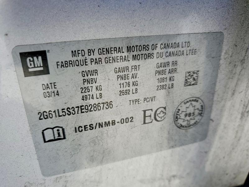 Aukcja sprzedaży 2014 Cadillac Xts, vin: 2G61L5S37E9286736, numer aukcji: 49297356