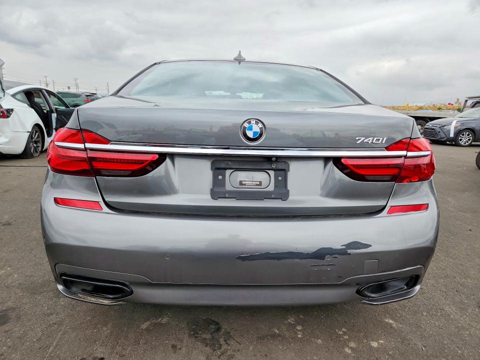 2016 Bmw 740 მანქანა იყიდება აუქციონზე, vin: WBA7E2C57GG547607, აუქციონის ნომერი: 50822606