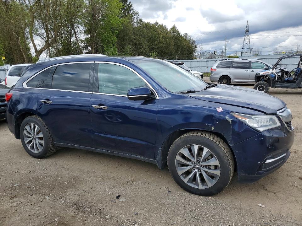 51699706 :رقم المزاد ، 5FRYD4H46GB507176 vin ، 2016 Acura Mdx مزاد بيع