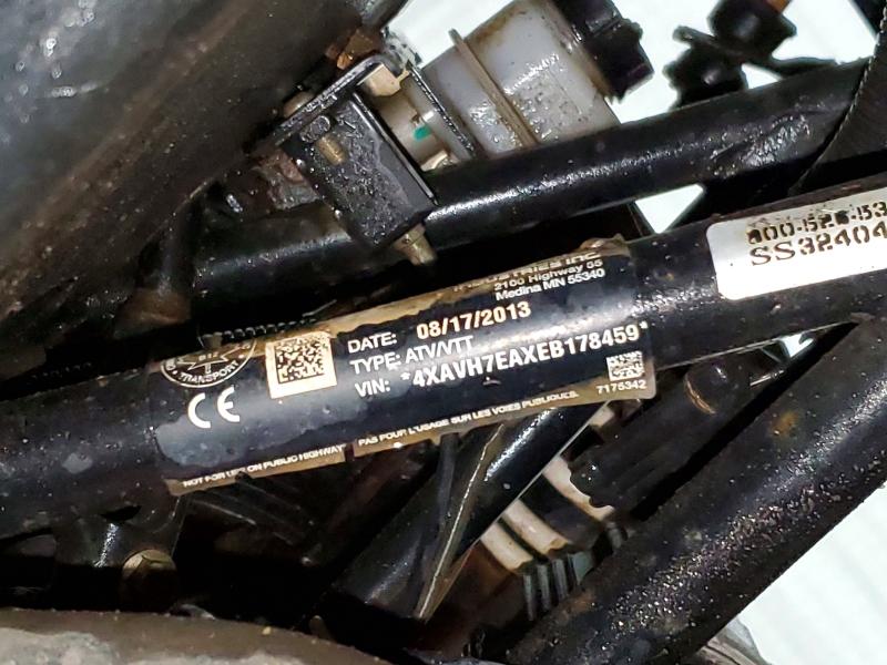 50417416 :رقم المزاد ، 4XAVH7EAXEB178459 vin ، 2014 Polaris Rzr مزاد بيع