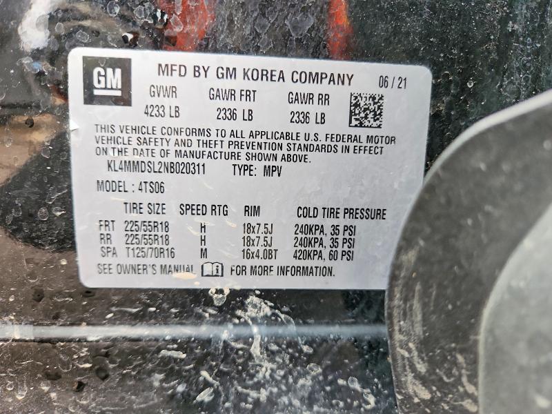 Продаж на аукціоні авто 2022 Buick Encore Gx, vin: KL4MMDSL2NB020311, номер лоту: 49434906