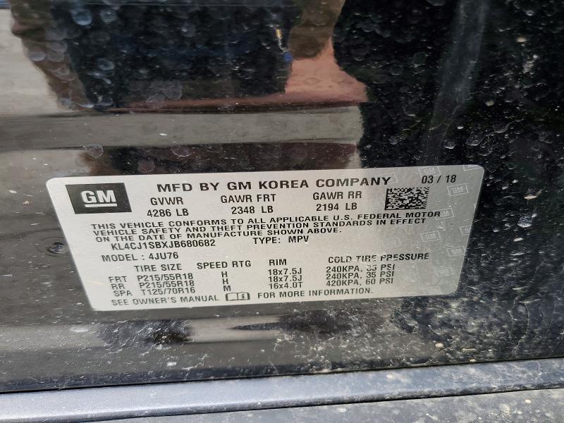Продажа на аукционе авто 2018 Buick Encore, vin: KL4CJ1SBXJB680682, номер лота: 50611636