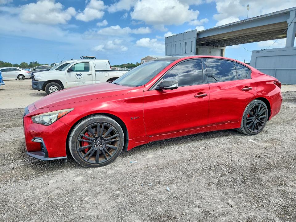 49957076 :رقم المزاد ، JN1FV7AR2JM700021 vin ، 2018 Infiniti Q50 مزاد بيع