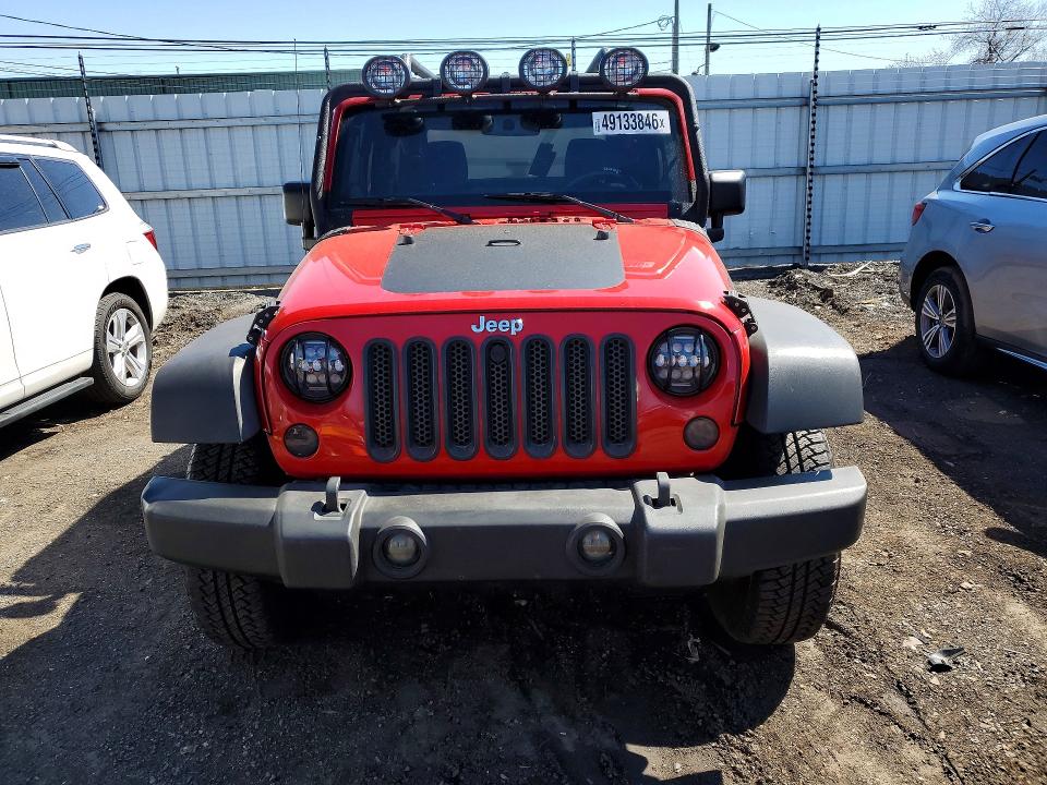 49133846 :رقم المزاد ، 1J4AA2D14BL627604 vin ، 2011 Jeep Wrangler مزاد بيع