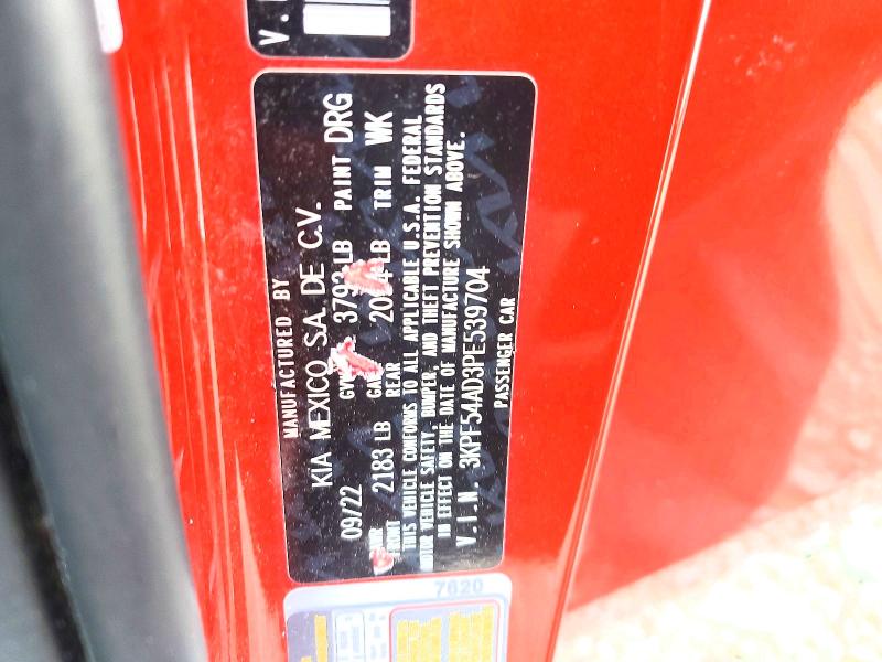 Aukcja sprzedaży 2023 Kia Forte, vin: 3KPF54AD3PE539704, numer aukcji: 50781716