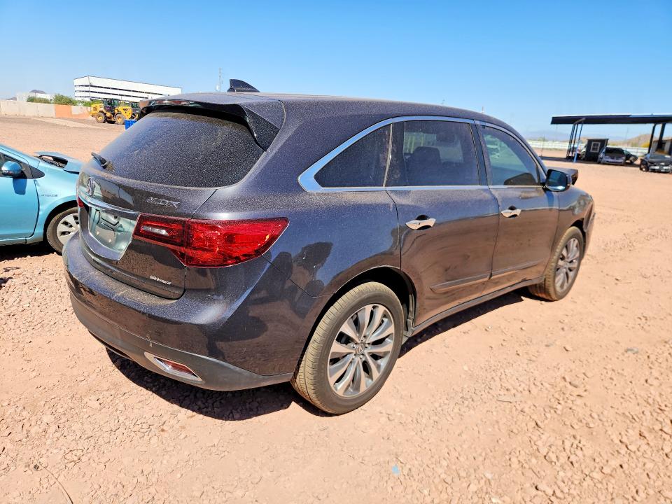 2016 Acura Mdx მანქანა იყიდება აუქციონზე, vin: 5FRYD4H45GB005923, აუქციონის ნომერი: 48166546