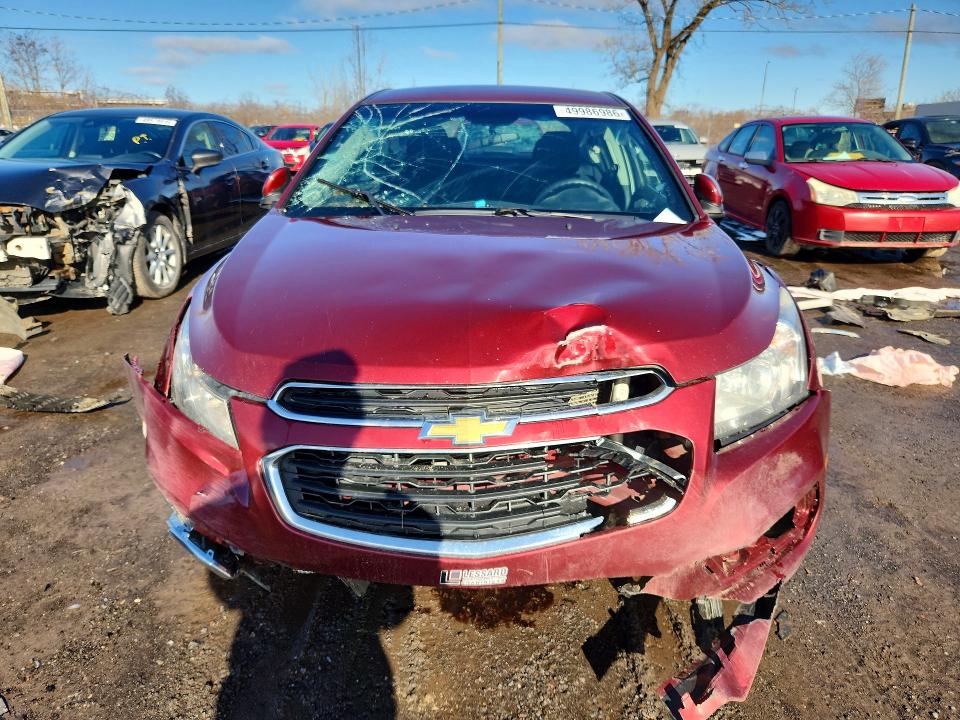 2015 Chevrolet Cruze მანქანა იყიდება აუქციონზე, vin: 1G1PC5SB5F7130950, აუქციონის ნომერი: 49986986