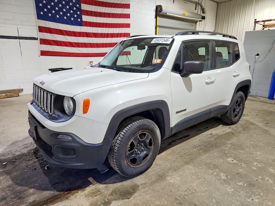 Auction sale of the 2016 Jeep Renegade, vin: ZACCJBAT0GPD17523, lot number: 49431546