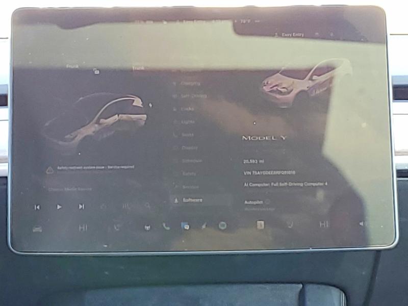 2024 Tesla Model Y მანქანა იყიდება აუქციონზე, vin: 7SAYGDEE8RF081616, აუქციონის ნომერი: 51201046