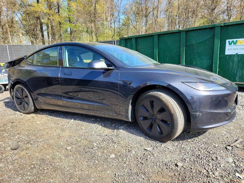 2024 Tesla Model 3 მანქანა იყიდება აუქციონზე, vin: 5YJ3E1EA4RF736170, აუქციონის ნომერი: 49315746