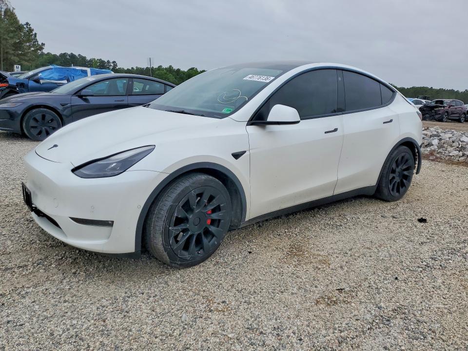 2021 Tesla Model Y მანქანა იყიდება აუქციონზე, vin: 5YJYGDEF1MF264631, აუქციონის ნომერი: 46776136