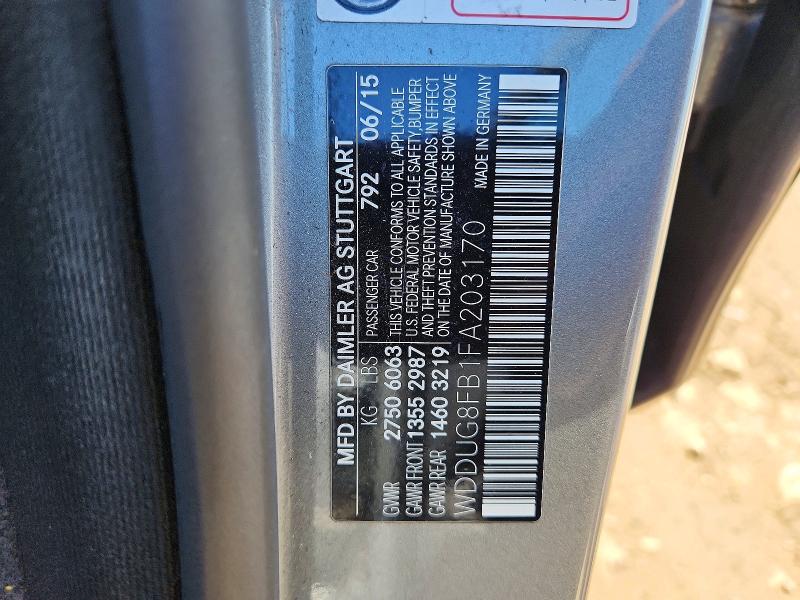 Продаж на аукціоні авто 2015 Mercedes-benz S, vin: WDDUG8FB1FA203170, номер лоту: 48817656