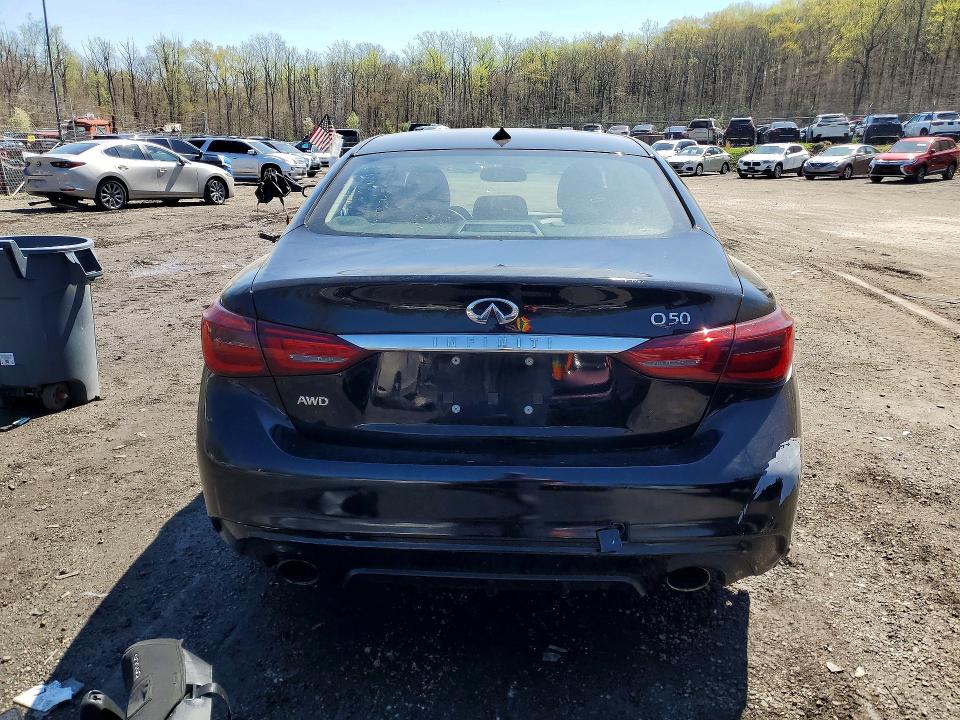 Продаж на аукціоні авто 2019 Infiniti Q50, vin: JN1EV7AR6KM554123, номер лоту: 48907876