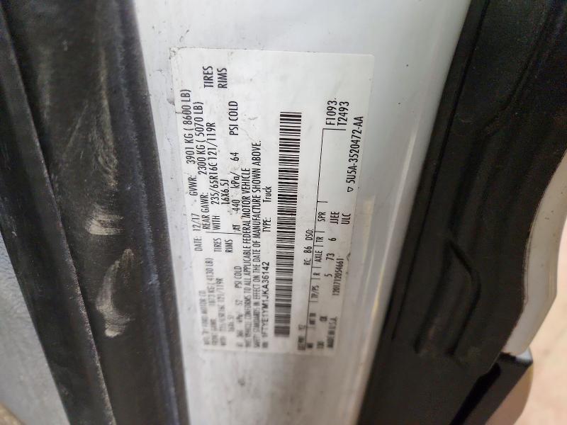Продаж на аукціоні авто 2018 Ford Transit, vin: 1FTYE1YM1JKA36142, номер лоту: 52846636