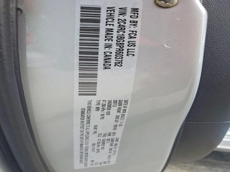 2023 Chrysler Pacifica მანქანა იყიდება აუქციონზე, vin: 2C4RC1BG8PR603762, აუქციონის ნომერი: 51114996