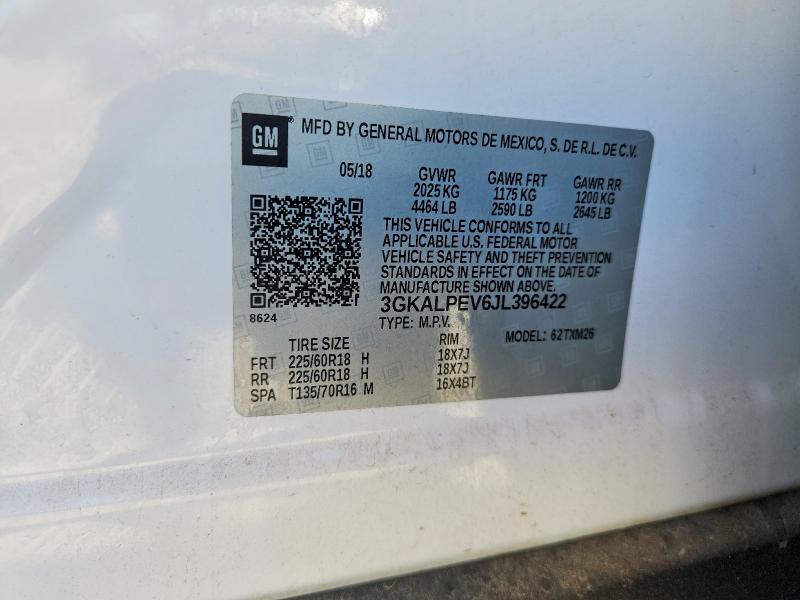Продажа на аукционе авто 2018 Gmc Terrain, vin: 3GKALPEV6JL396422, номер лота: 49757306